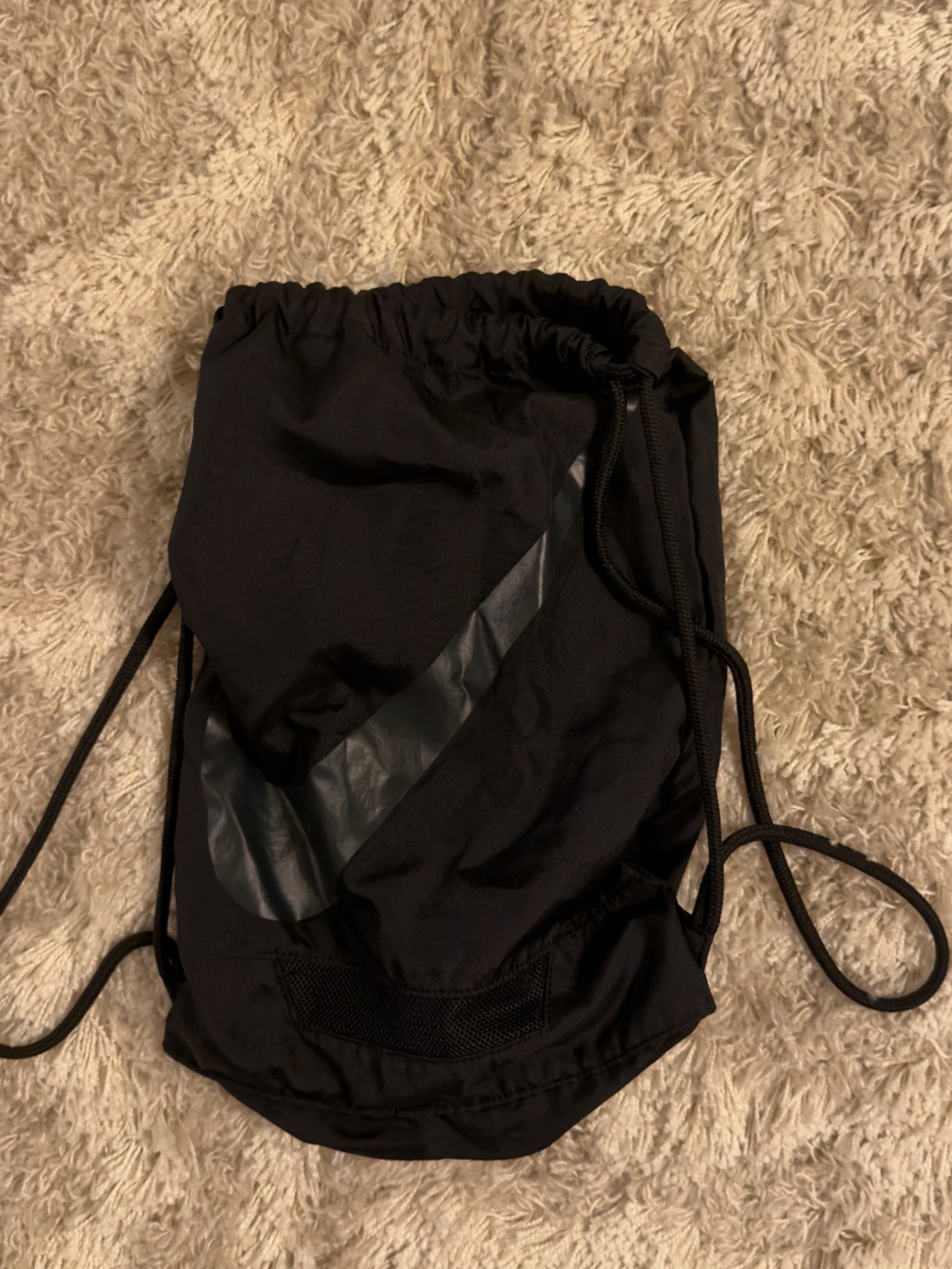 Nike Black Drawstring Backpack